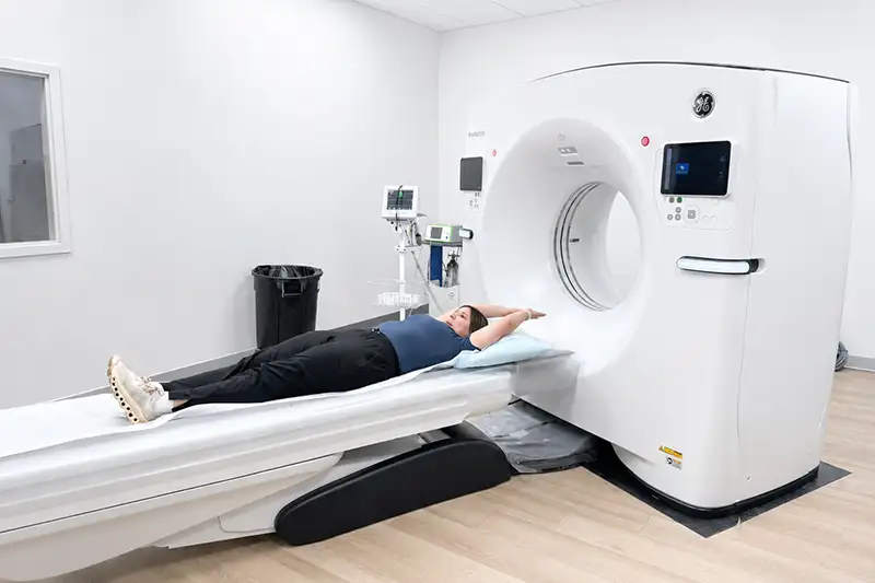 Full body scan at Visionary Wellness & Imaging in Irving TX near Dallas.