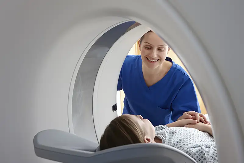 CT technology used for heart and lung scans at Visionary Wellness & Imaging.