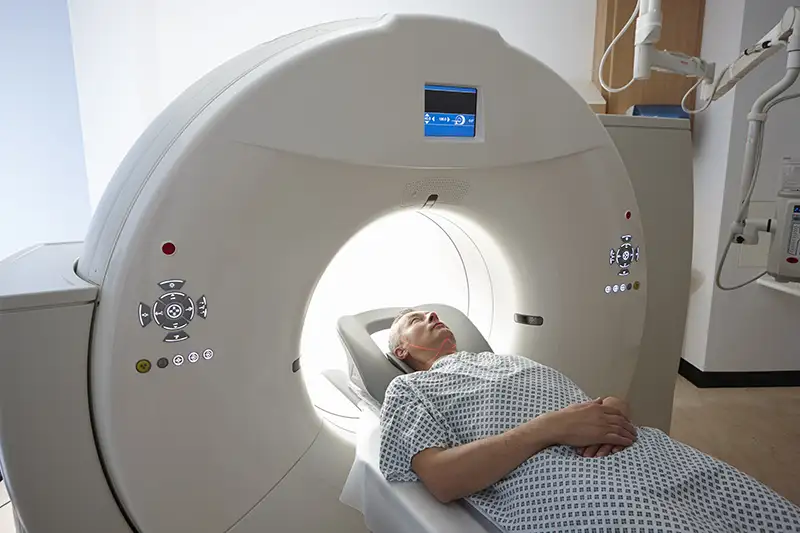 CT technology used for heart scans and calcium score testing at Visionary Wellness & Imaging.