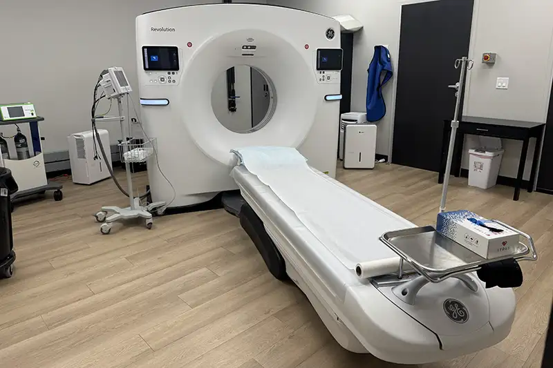 CT Machine at Visionary Wellness & Imaging